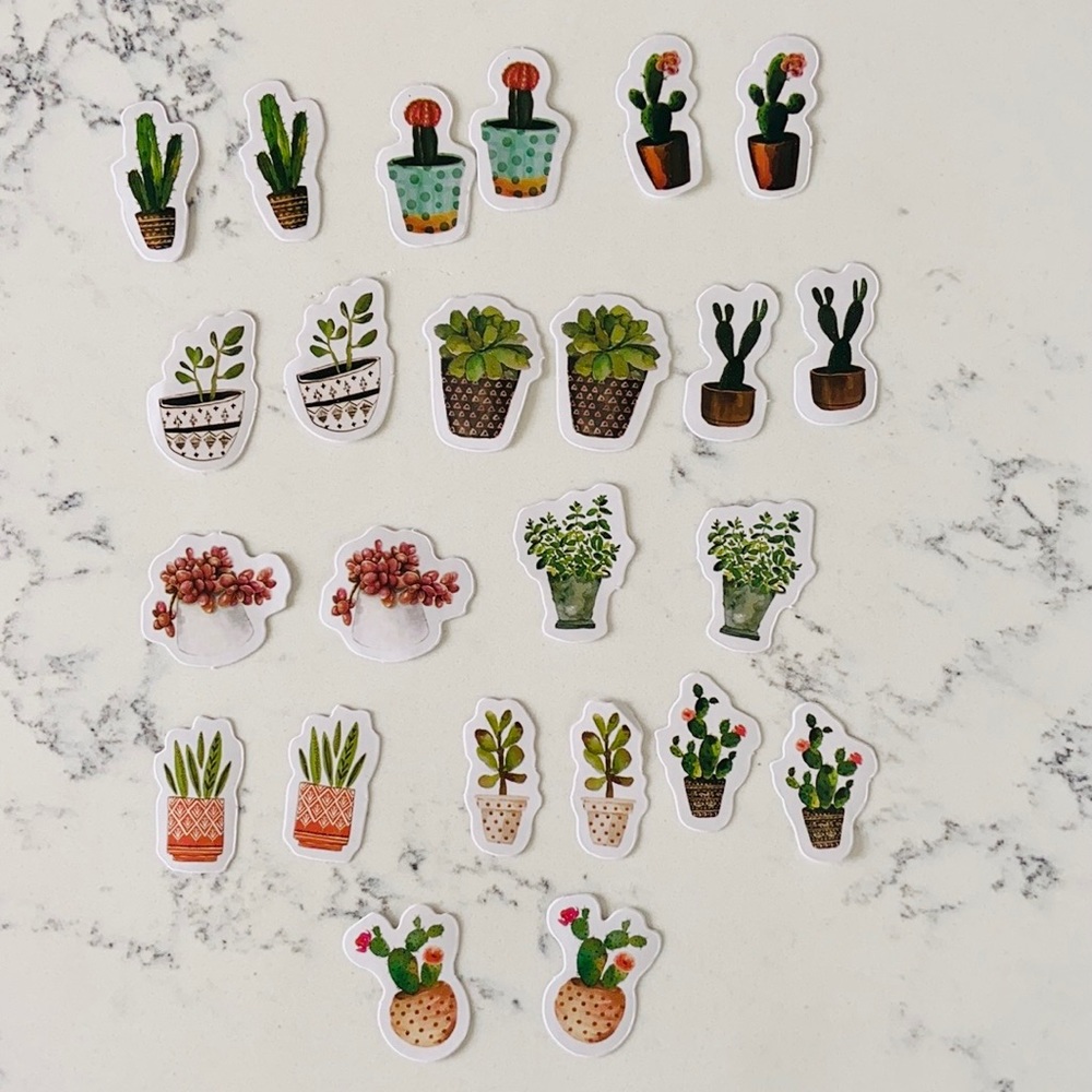 Lifelo 45 Cactus 🌵 Pattern Stickers - Picture 3 of 11